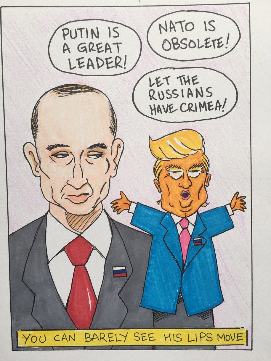 Trump Political Cartoons